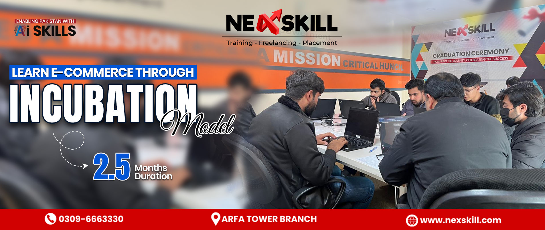 Ecommerce with Incubation Training Course at Nexskill Lahore nexskill-ecommerce-with-incubation-2026-lahore