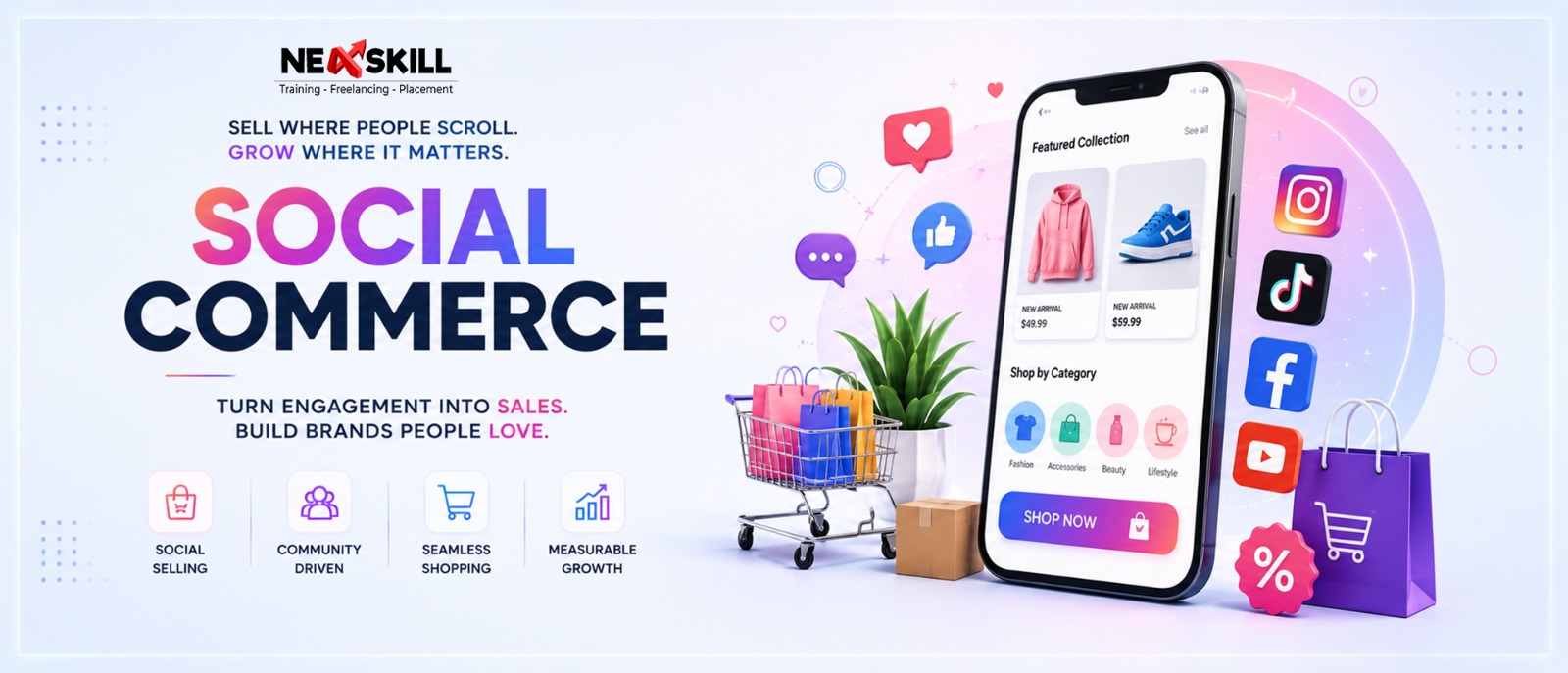 Social Commerce Training Course at Nexskill Lahore nexskill-social-commerce-2026-lahore