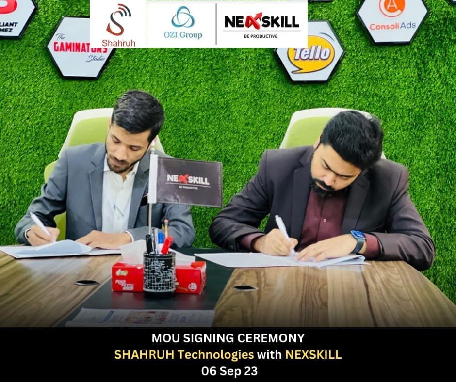 Nexskill Signed MOU with Shahruh technologies​