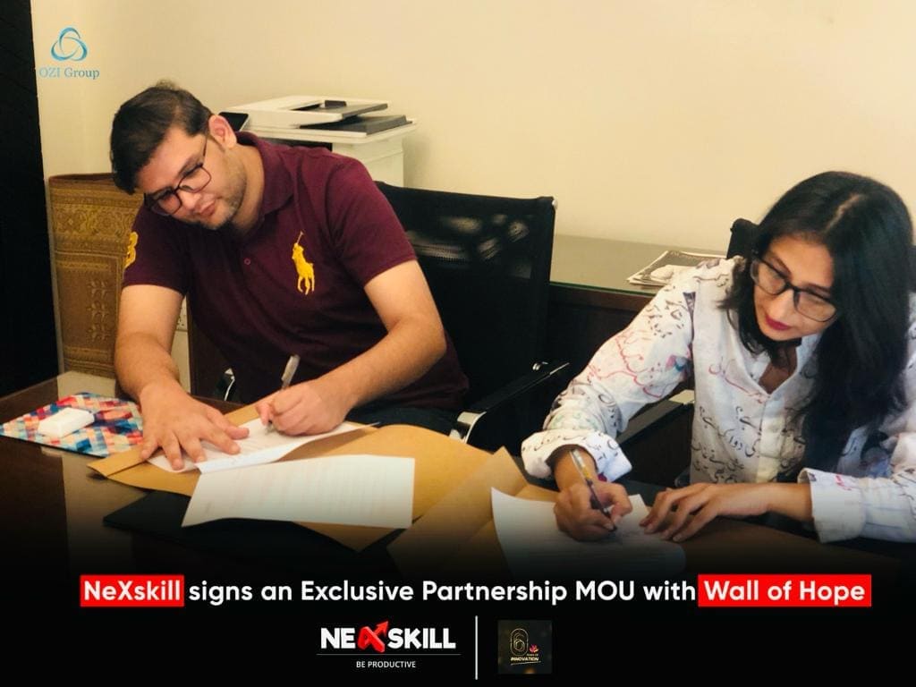 NeXskill Signed MOU With wall of Hope​
