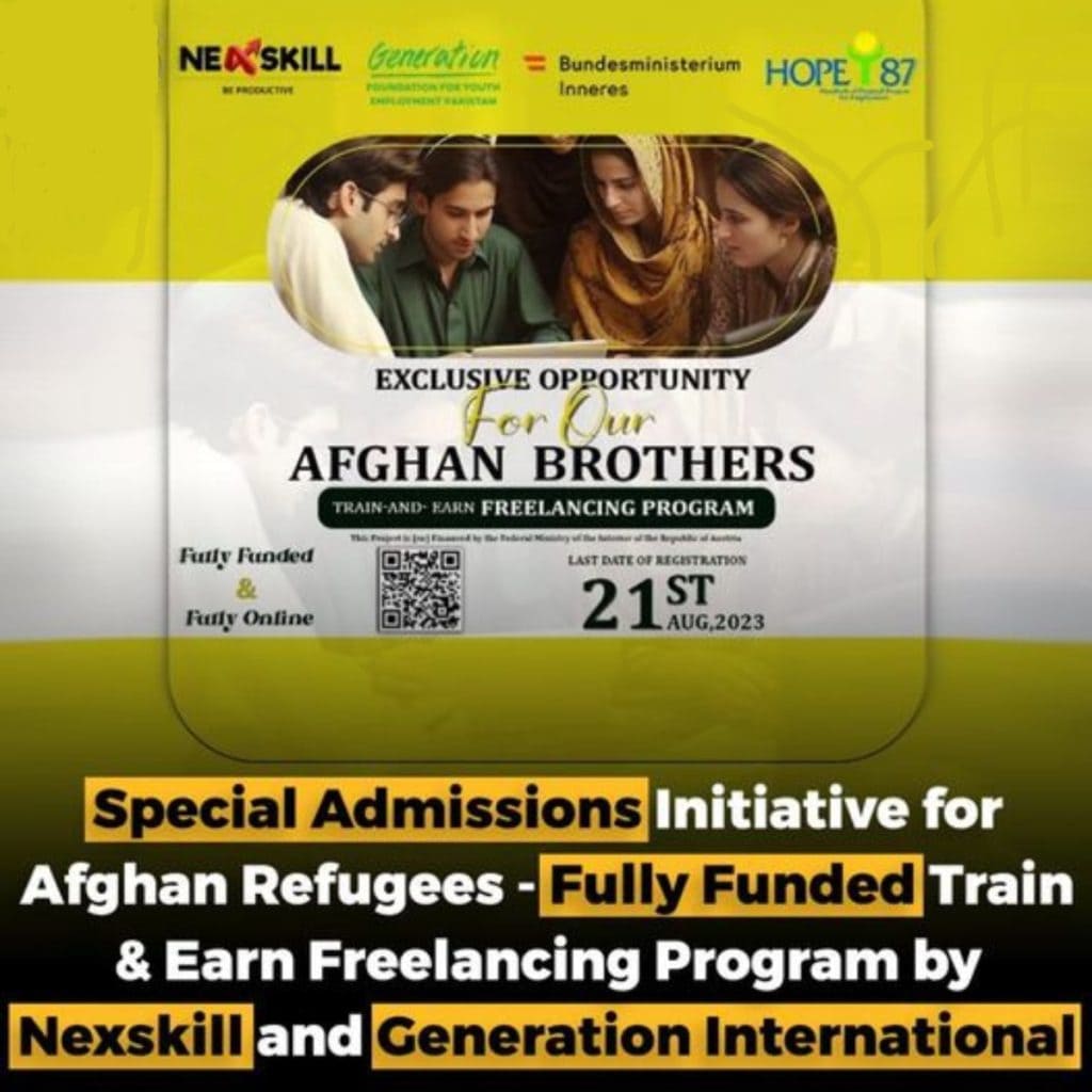 Special for Afghan Refugees