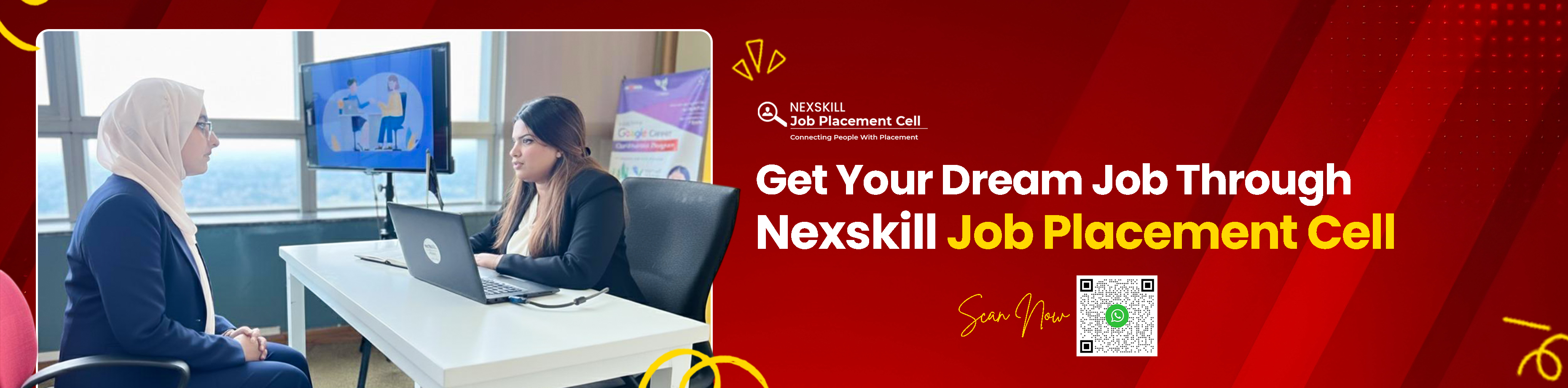Nexskill job placement call hero image