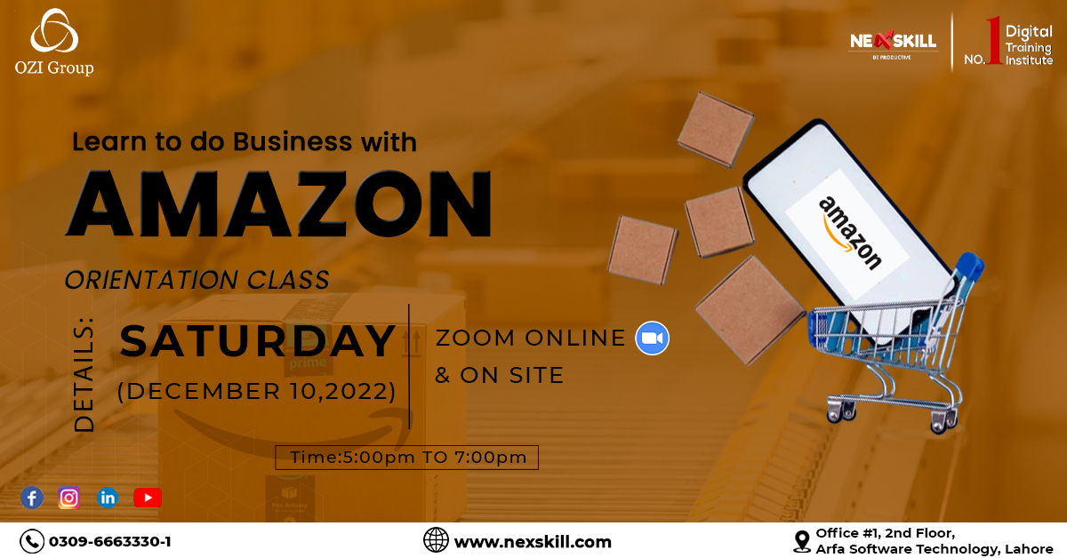 Amazon Program in Lahore by NexSkill