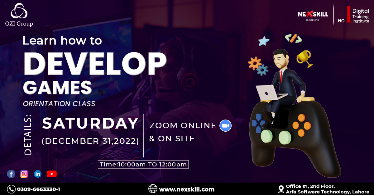 Game Developer Program In Lahore By Nexskill