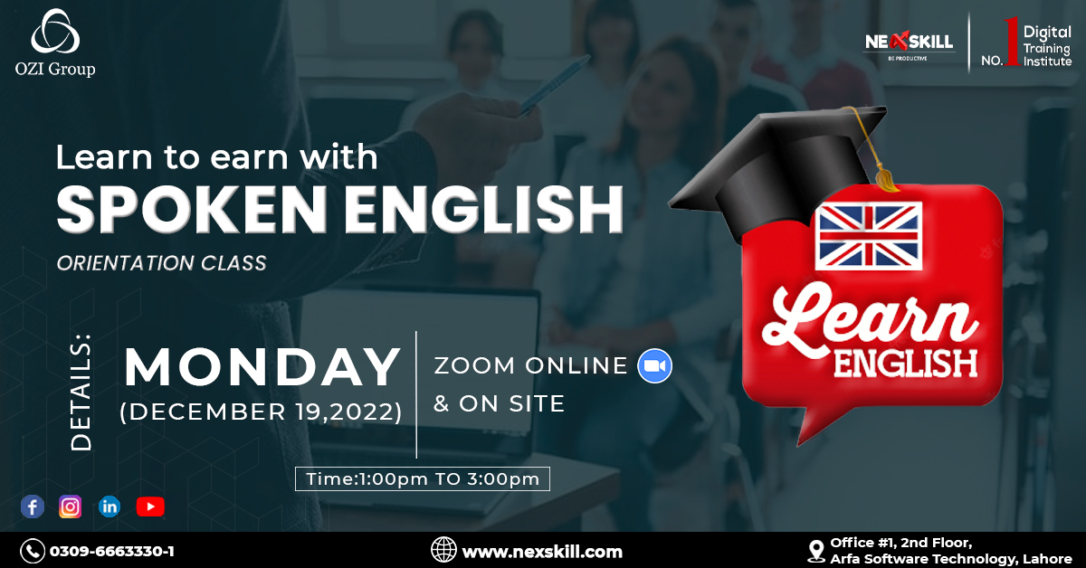 Spoken English Program In Lahore By NexSkill