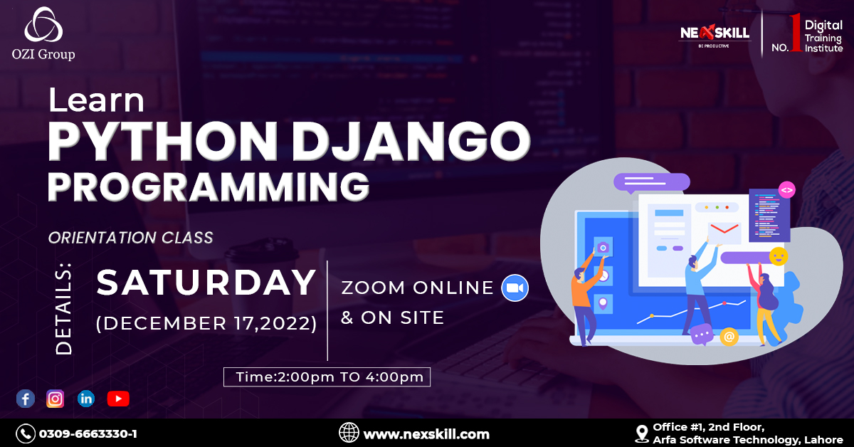 Python Django Program In Lahore By NexSkill