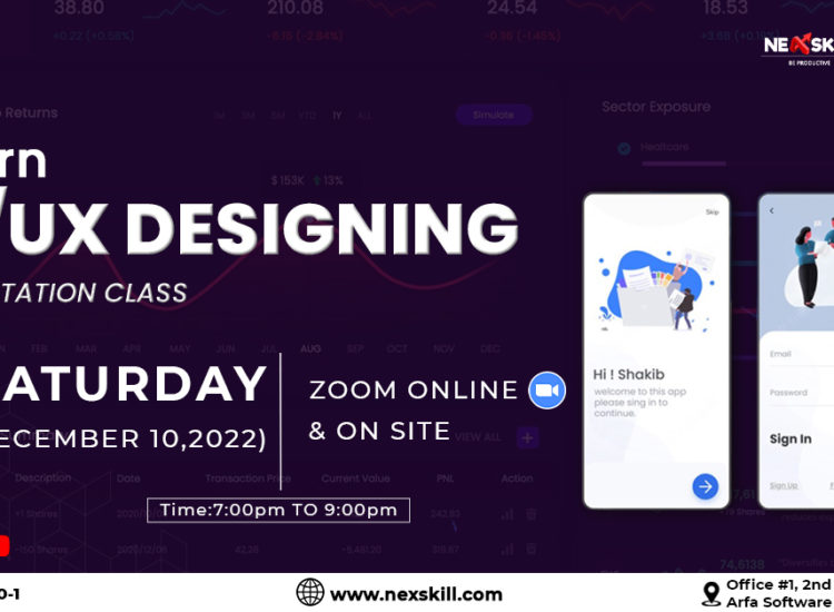 UI & UX Design Program in Lahore by NexSkill