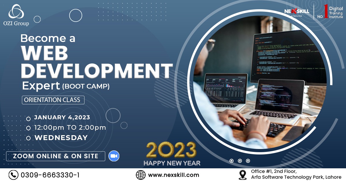 Web Development program by nexskill