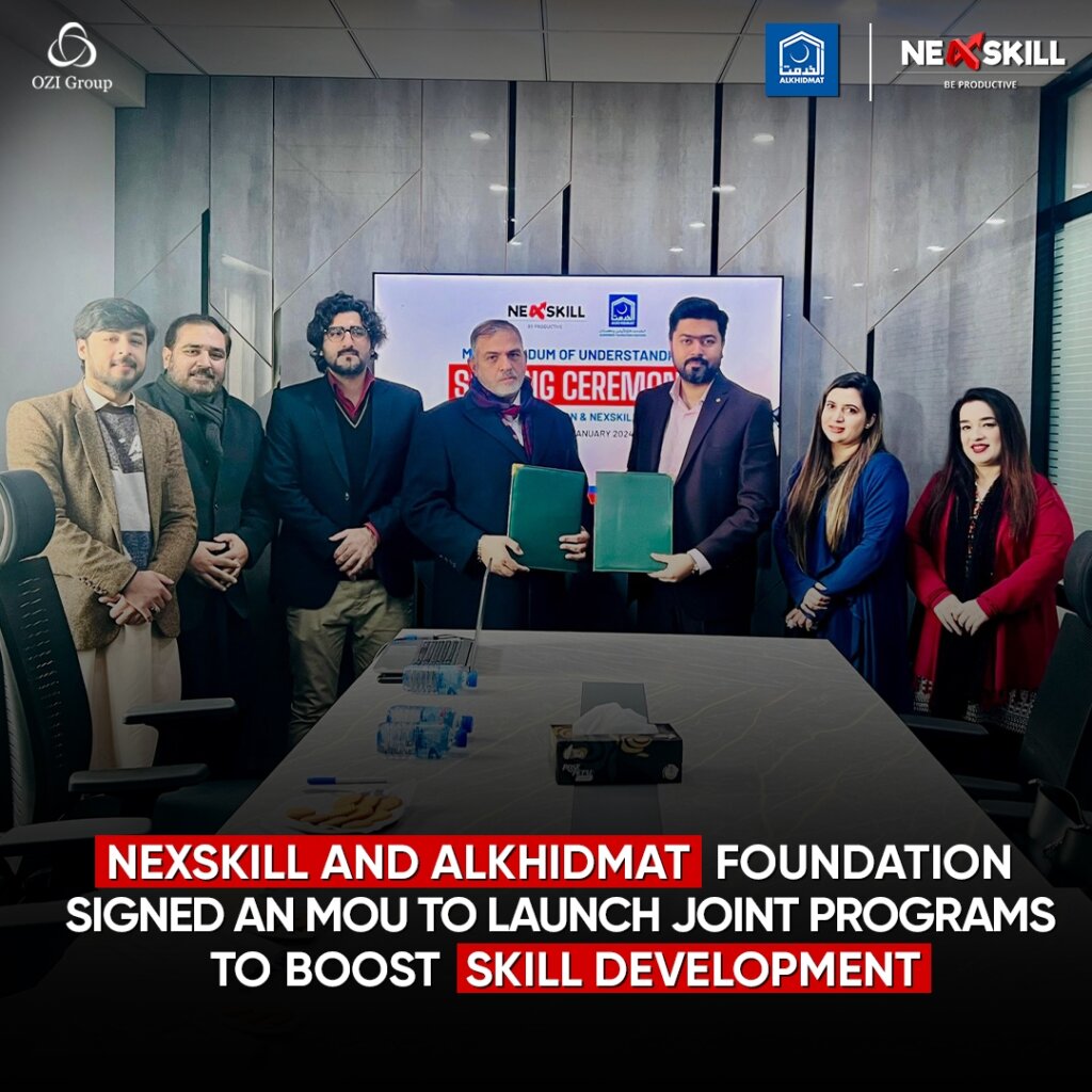 nexskill and alkhidmat signed an mou