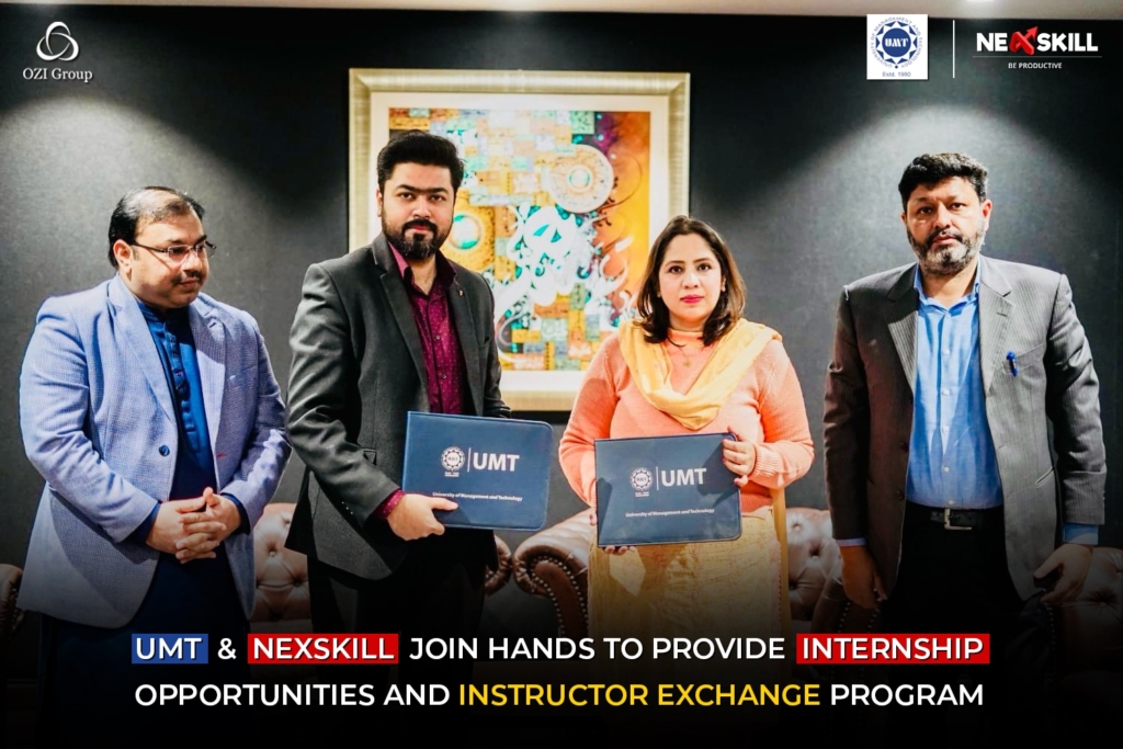 UMT & NEXSKILL SIGNED AN MOU